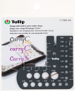 Линейка для определения размера спиц с резаком для нити, Tulip, CTMM-64 (Линейка для определения размера спиц с резаком для нити, Tulip, CTMM-64)