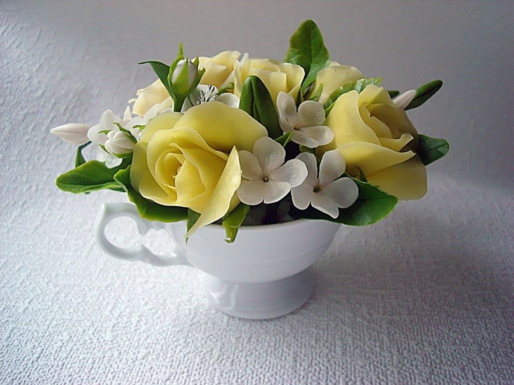 Цветы из холодного фарфора – основы и материалы Цветы из холодного фарфора – основы и материалы