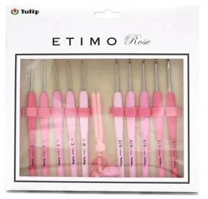 Набор крючков для вязания "ETIMO Rose", Tulip, TEL-001e (Набор крючков для вязания "ETIMO Rose", Tulip, TEL-001e)