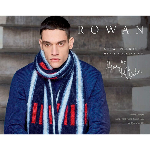 Брошюра Rowan "New Nordic Men’s Collection", дизайнер Arne & Carlos, ZB253