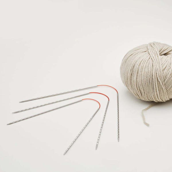 Спицы металлические круговые супергладкие c квадратным кончиком addiCrasyTrioNovel Long