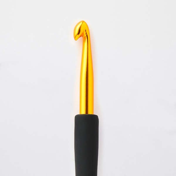 Крючок для вязания с эргономичной ручкой "Basix Aluminum" 10 мм, KnitPro, 30885
