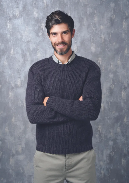 Книга Rowan "Modern Mens Knits", дизайнер Jen Geigley, 11 моделей, 9781916244542