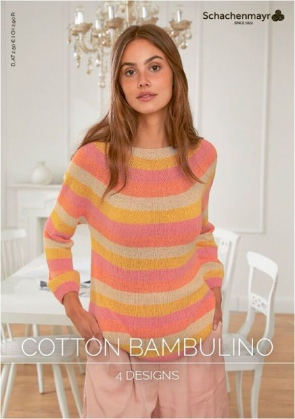 Буклет Schachenmayr "Cotton Bambulino", 4 модели, на немецком языке, MEZ, 9839937-00001