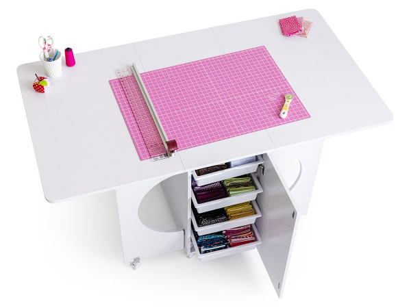 Стол раскройный CUTTING TABLE II, белый. Арт TLM.CT2-W001