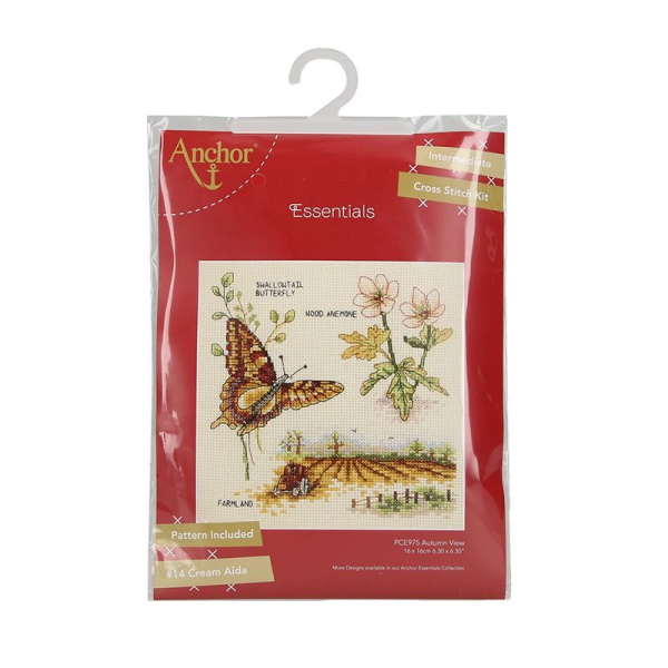 товар Набор для вышивания Anchor "Autumn View" /Осенний вид/ 16*16см, MEZ Венгрия, PCE975 Венгрия 