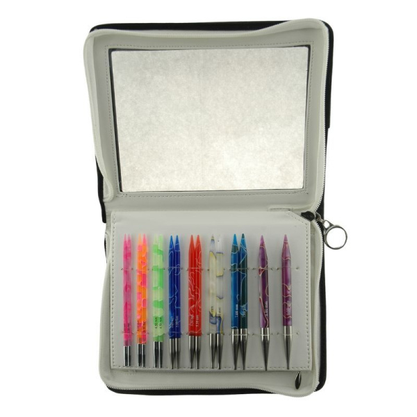 товар Набор "Deluxe Set Normal IC" съемных спиц "Marblz", длина 8 размеров, KnitPro, 715 Индия 