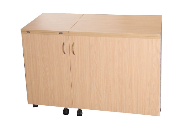 Стол раскладной для швейной машины с раскройным местом ECLIPSE, МДФ, 1100 х 500 х 760 мм, цвет бук. 