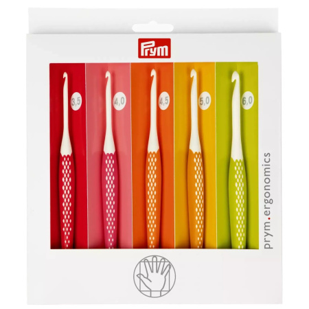 Набор крючков для вязания "Ergonomics", Prym, 218440 (Набор крючков для вязания "Ergonomics", Prym, 218440)