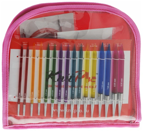 товар Набор "Deluxe Set " съемных спиц "Trendz", длина 8 размеров, KnitPro, 506 Индия 