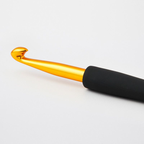 Крючок для вязания с эргономичной ручкой "Basix Aluminum" 10 мм, KnitPro, 30885