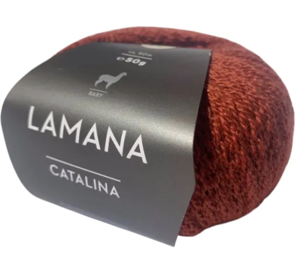 /Каталина/ пряжа Lamana, 100% бэби альпака, 10*50г/50м (03, *, seidengrau, Catalina