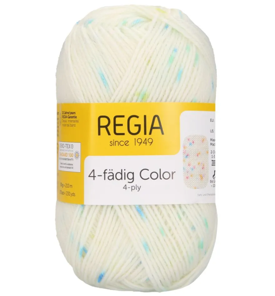 4-fadig Color /4 нитки Колор/ пряжа Regia, 4 нитки, MEZ, 9801281
