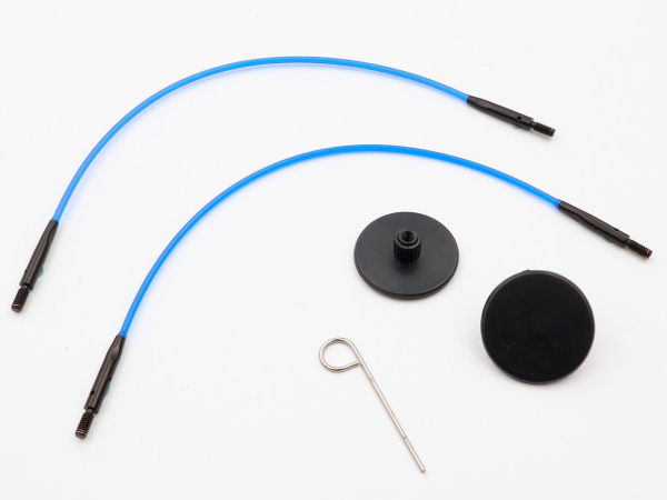 Набор тросиков для мини съемных спиц "Denim Indigo Wood", длина 13 (27) и 17 (30)см, KnitPro, 10640 (Набор тросиков для мини съемных спиц "Denim Indigo Wood", длина 13 (27) и 17 (30)см, KnitPro, 10640)