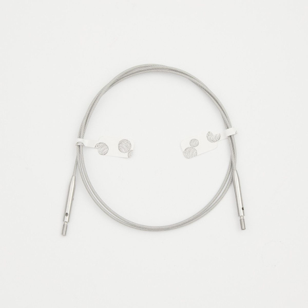 Тросик "GlideX" для съемных спиц, длина около 35 (60)см, заглушки 2шт, ключик, KnitPro, 10653 (Тросик "GlideX" для съемных спиц, длина около 35 (60)см, заглушки 2шт, ключик, KnitPro, 10653)