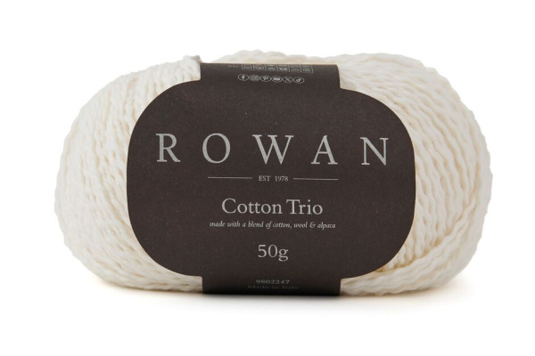 Cotton Trio /Коттон Трио/ пряжа Rowan, 9802248 (111, polar полярный, молочный)