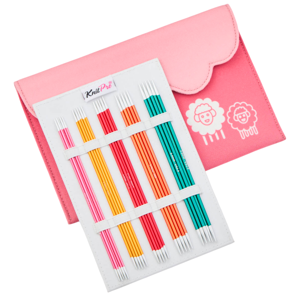 Набор "Deluxe" спиц чулочных длиной "Zing", 9 размеров, KnitPro, 474 (15см)