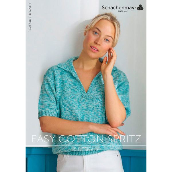 Буклет Schachenmayr "Easy Cotton Spritz", 5 моделей, на немецком языке, MEZ, 9839958-00001