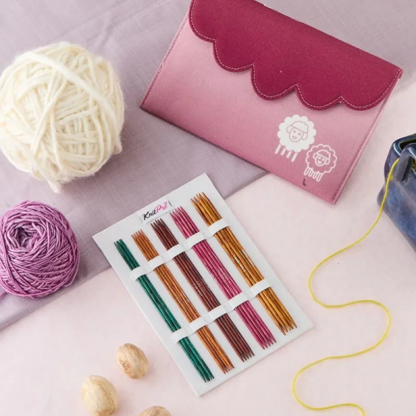 Набор "Deluxe" спиц чулочных длиной "Dreamz", 9 размеров, KnitPro, 200