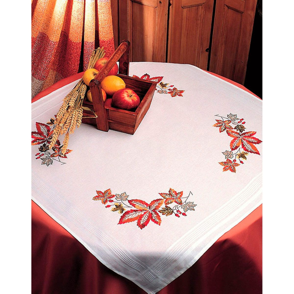 Набор для вышивания Anchor: скатерть "Autumn Tablecloth"  80*80см, MEZ Венгрия, ETW05 (Набор для вышивания Anchor: скатерть "Autumn Tablecloth"  80*80см, MEZ Венгрия, ETW05)