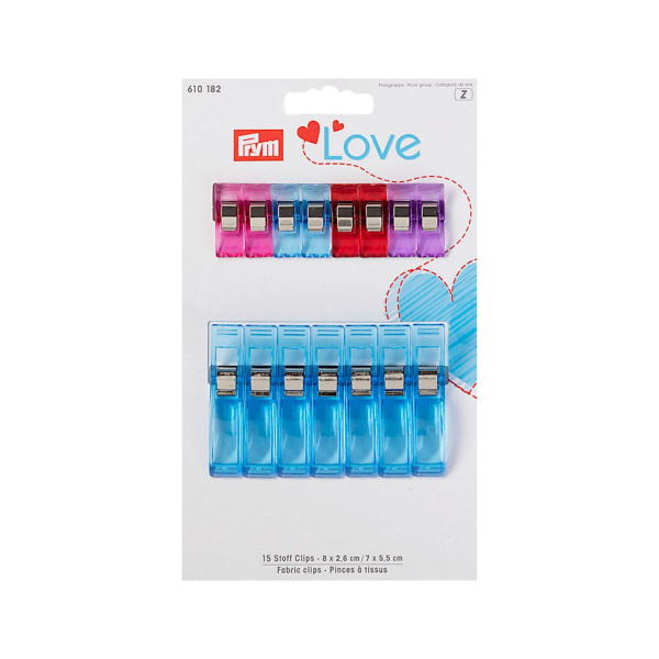 Серия "Prym Love" - Прищепки для работы с тканями, длина 2,6см и 5,5см, Prym, 610182 (Серия "Prym Love" - Прищепки для работы с тканями, длина 2,6см и 5,5см, Prym, 610182)