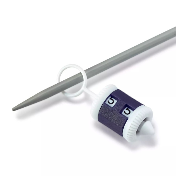 Счетчик рядов универсальный, пластик, белый/фиолетовый, Prym, 611874