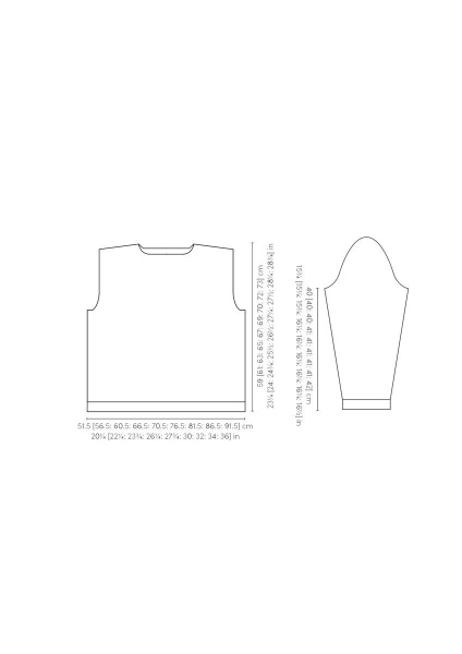 Инструкция Mode at Rowan по вязанию свитера «Fakenham» из пряжи Alpaca Haze, MIP11