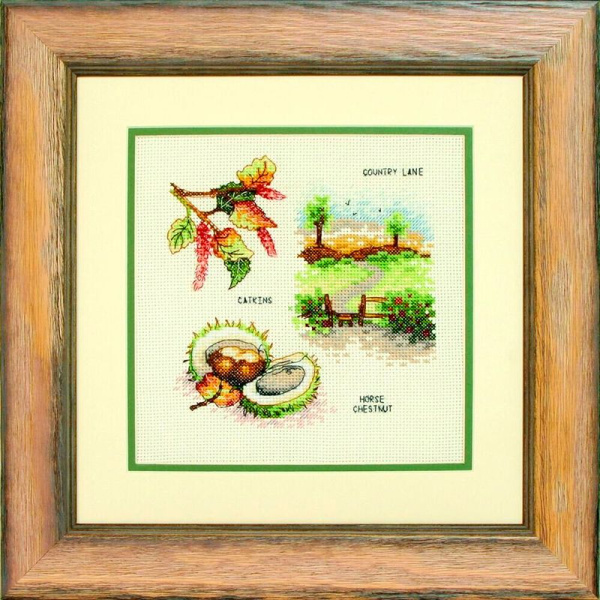 Набор для вышивания Anchor "Autumn Leaves" /Осенние листья/ 16*16см, MEZ Венгрия, PCE974 (Набор для вышивания Anchor "Autumn Leaves" /Осенние листья/ 16*16см, MEZ Венгрия, PCE974)
