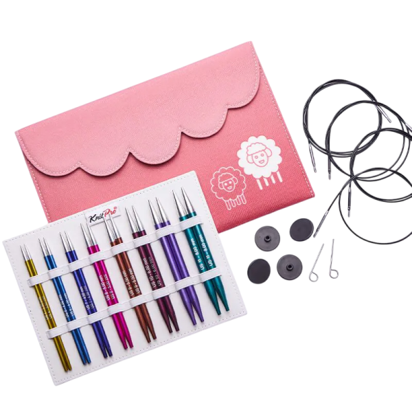 товар Набор "Deluxe" спиц съемных "Zing", KnitPro, длина 8 размеров, 474 