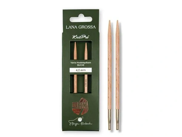 Разъёмные спицы, дерево (бук), 8.5 см (4.00)