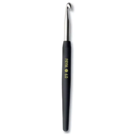 Крючок для вязания с мягкой ручкой 6 мм / 14 см, Prym, 195179