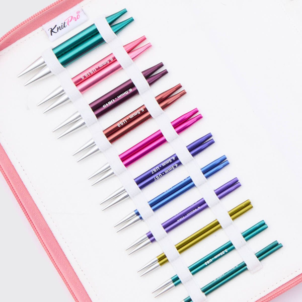 Набор "Regal» спиц съемных укороченных "Zing", длина 11 размеров, KnitPro, 474