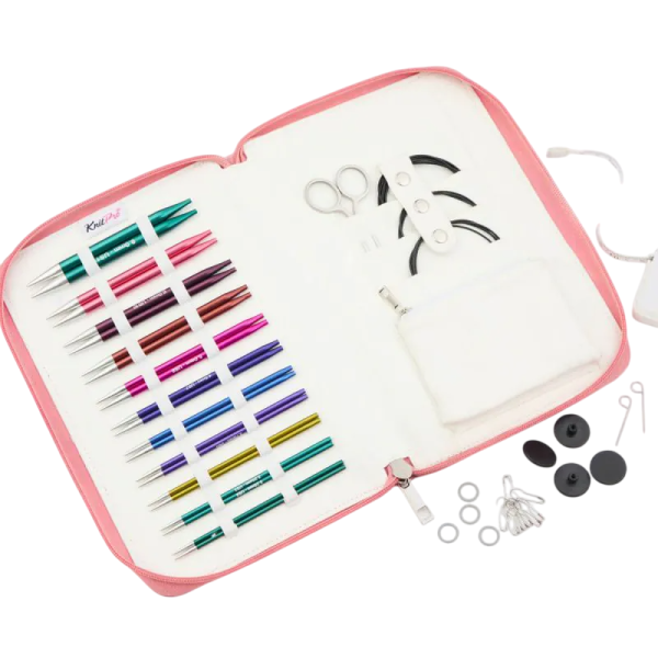 Набор "Regal» спиц съемных "Zing", длина 11 размеров, KnitPro, 474 (13см)