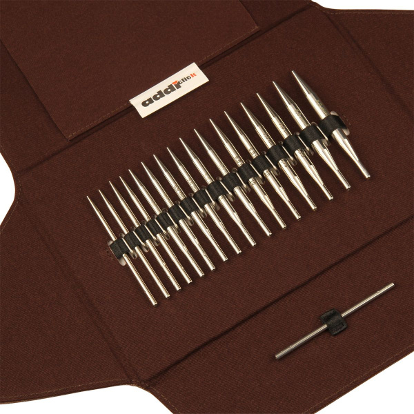 Набор круговых коротких спиц со сменными лесками addiClick LACE SHORT. Арт 750-2/000