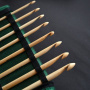 Набор съёмных тунисских крючков "Bamboo" 15 см, KnitPro, 22550