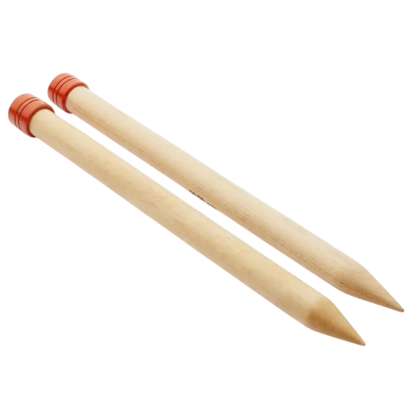 Спицы прямые "Jumbo Birch" KnitPro, 352
