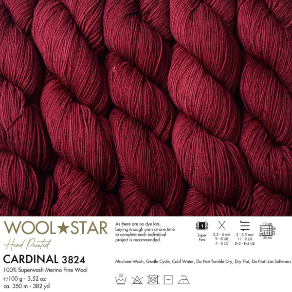 Wool Star Gazzal (3824 Cardinal)