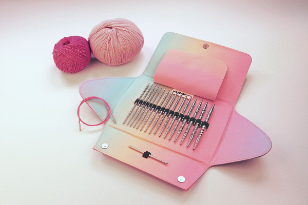 Набор круговых спиц со сменными лесками addiClick Unicorn Laсe Long. Арт 720-2