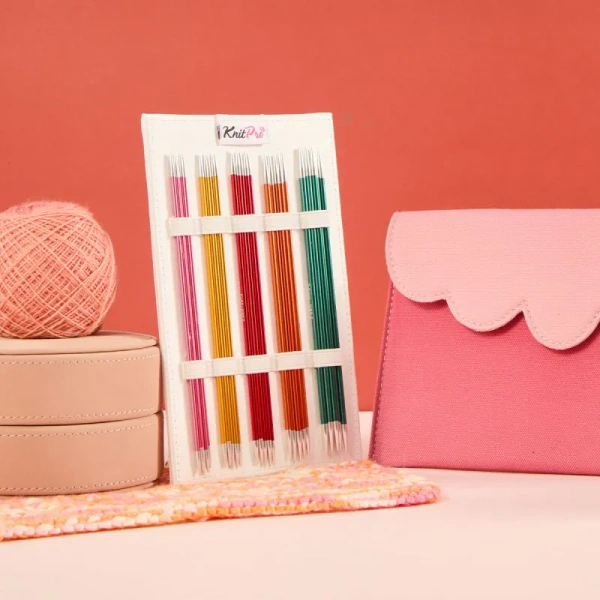 Набор "Deluxe" спиц чулочных длиной "Zing", 9 размеров, KnitPro, 474
