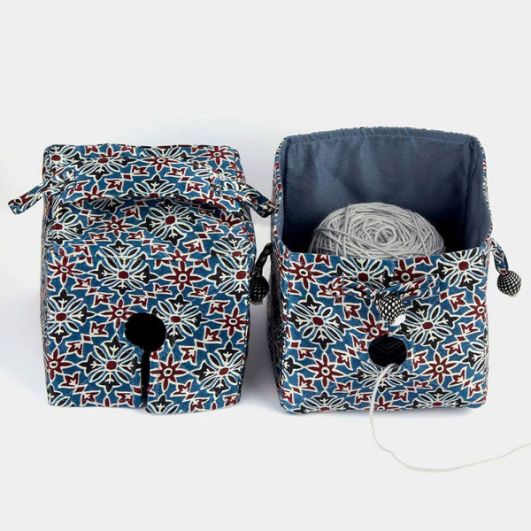 Футляр для пряжи Lantern Moon "Ajrak", ткань, KnitPro, 350690