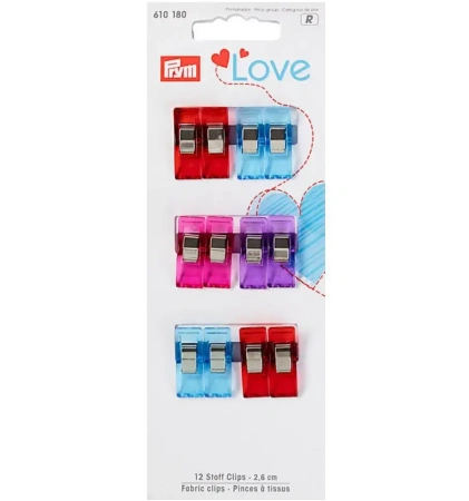 товар Серия "Prym Love" - Прищепки для работы с тканями, длина 2,6см, Prym, 610180 Германия 