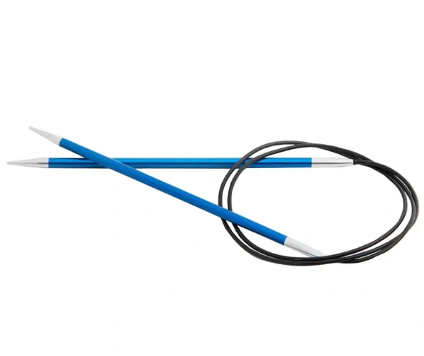 Спицы круговые "Zing" сапфировый (синий), KnitPro, 471 Спицы круговые "Zing" сапфировый (синий), KnitPro, 471