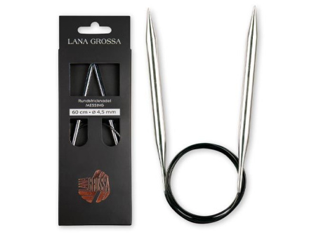 Спицы круговые Lana Grossa (латунь), 80 см (9.0)