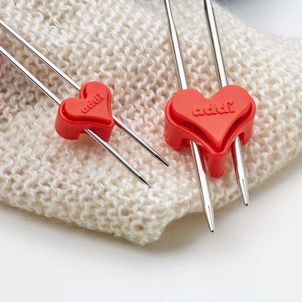 Наконечники addiToGo, для спиц, стопперы, диаметр 34 мм, для размеров спиц 5,5-10, 10 шт. Арт 434-7/