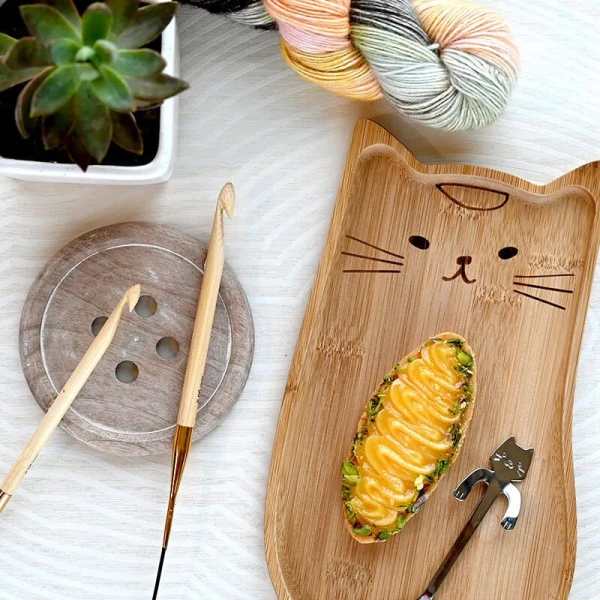 Крючок для вязания тунисский съемный "Bamboo" 3,5мм, KnitPro, 22522