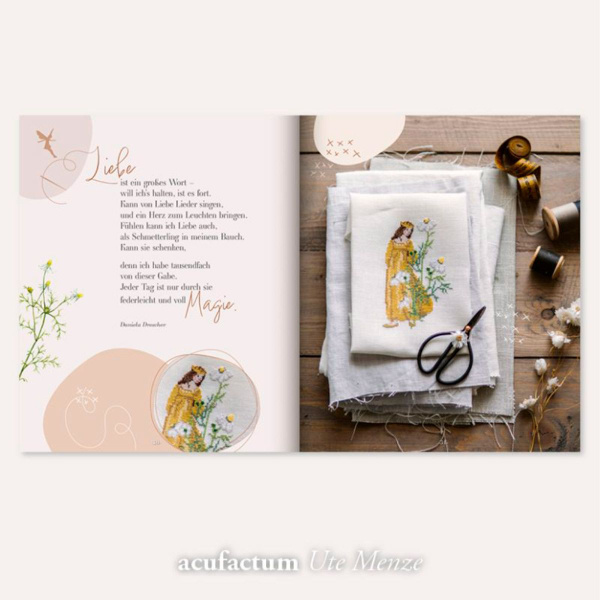 Книга "Liebevolle Stickereien nach Motiven von Daniela Drescher", Acufactum Ute Menze, K-4048