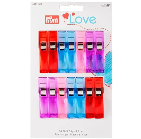 товар Серия "Prym Love" - Прищепки для работы с тканями, длина 5,5см, Prym, 610183 