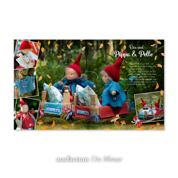 Книга "Pippa & Pelle - Wichtelfeine Handarbeiten", Acufactum Ute Menze, K-4052