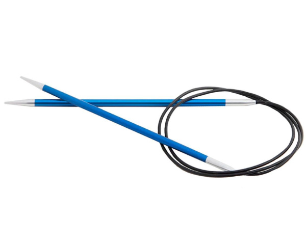 Спицы круговые "Zing" сапфировый (синий), KnitPro, 472 Спицы круговые "Zing" сапфировый (синий), KnitPro, 472