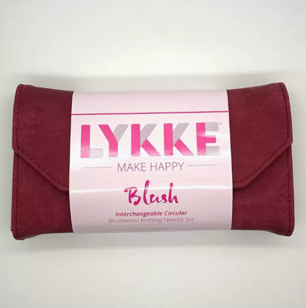 Набор разъёмных спиц Lykke Blush, длина 7 см, цвет Blush Crimson